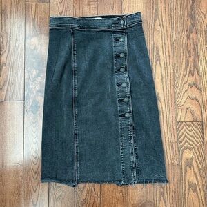 Abercrombie Denim Midi Skirt
